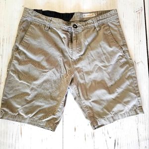 Khaki volcom shorts